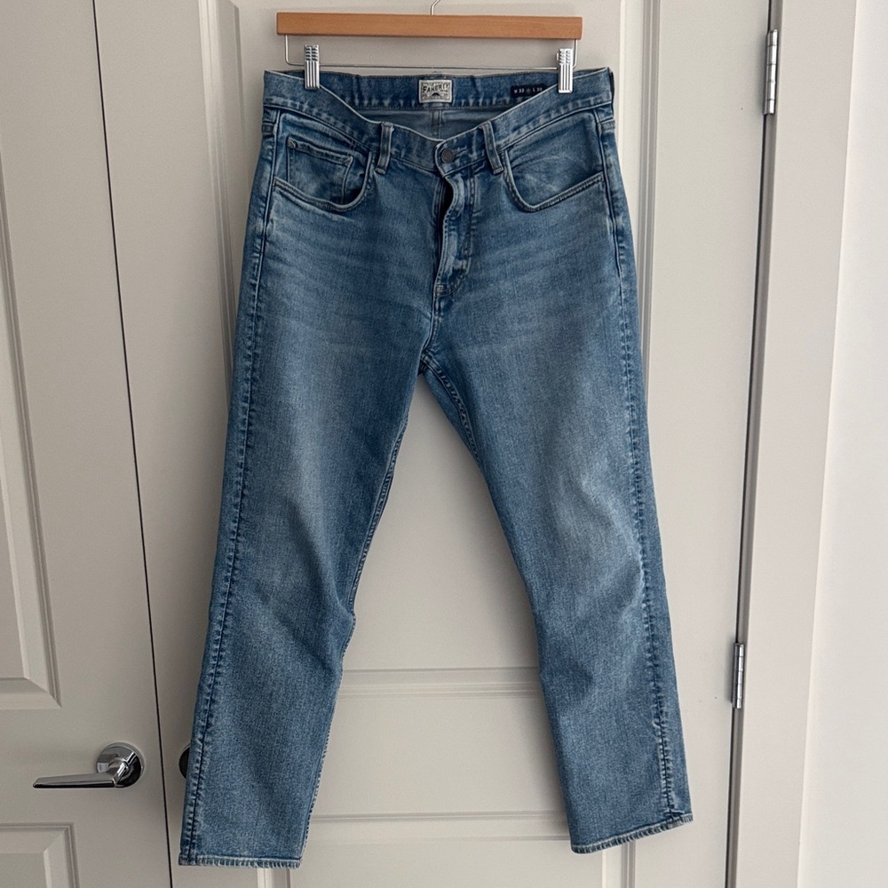 Faherty Light Blue Straight Jeans